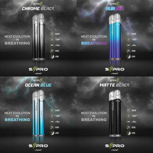 SP2S PRO主機 | 自帶燈珠 | 通用一代煙彈 | 五色可選